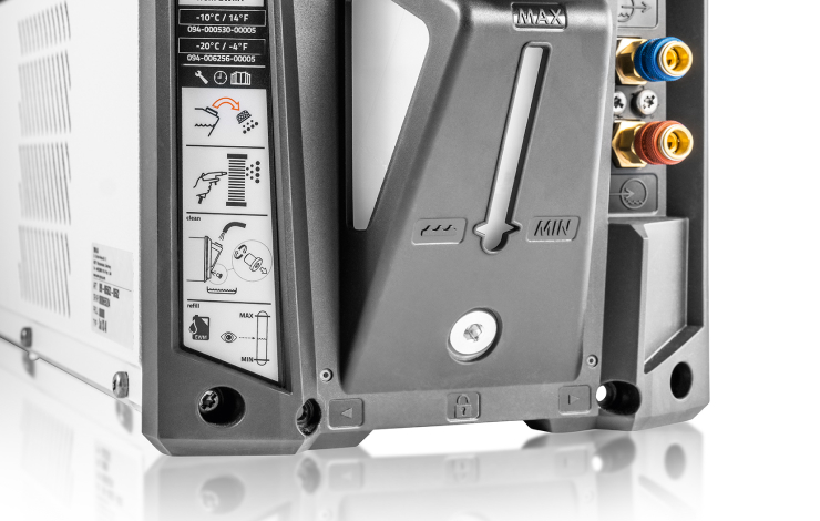 Füllstand der Kühlflüssigkeit